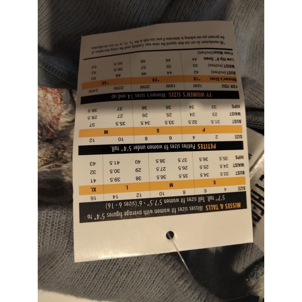 Together Blue Cotton Embroidered Turtle Neck Sweater Women Size Medium - Picture 7 of 8